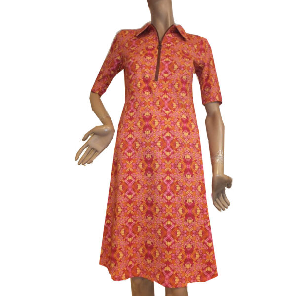 9046LK3 Lalamour Kleid orange Gr 36 u 40