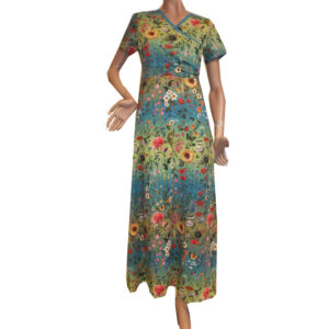 9073LK3 Lalamour Kleid Blumenwiese Gr 38