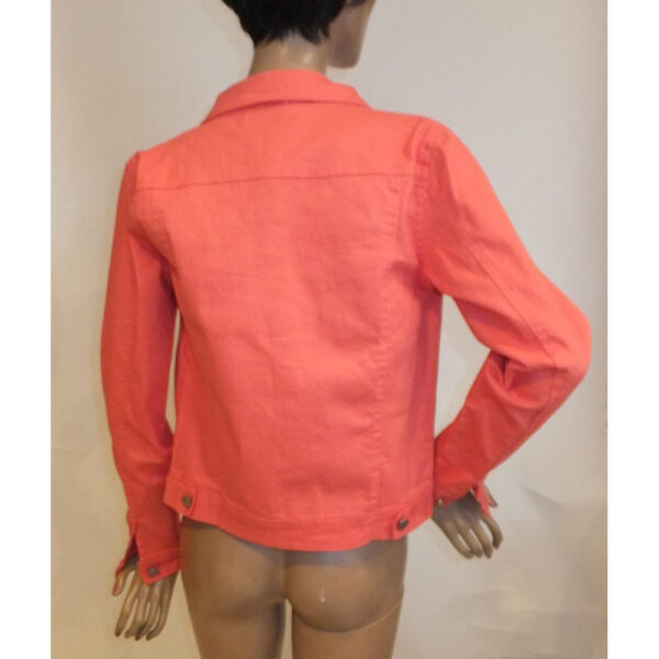 9098MJ3 Jeansjacke orange Gr 36 und 38