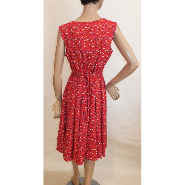 9113KK3 Sommerkleid rot Gr 40 u 42