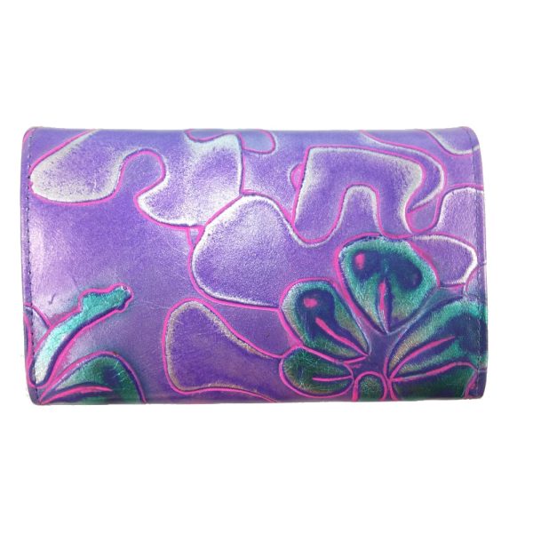 9252DG3C déqua G8 Unikat Blume metallic-violett-blau