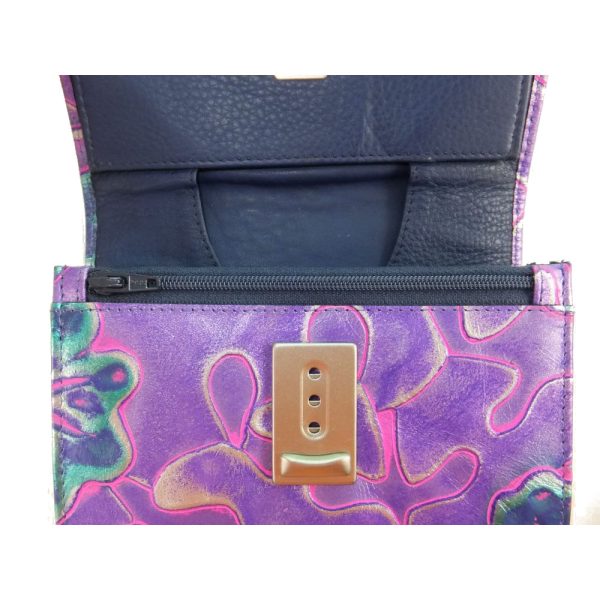 9252DG3C déqua G8 Unikat Blume metallic-violett-blau