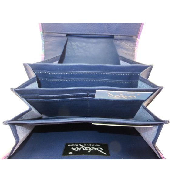 9252DG3C déqua G8 Unikat Blume metallic-violett-blau