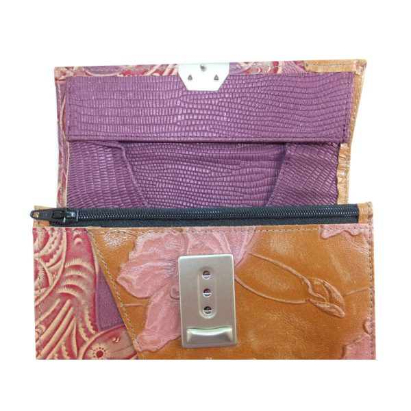 9264DG3A déqua Geldbörse G8/2 Unikat braun-rose