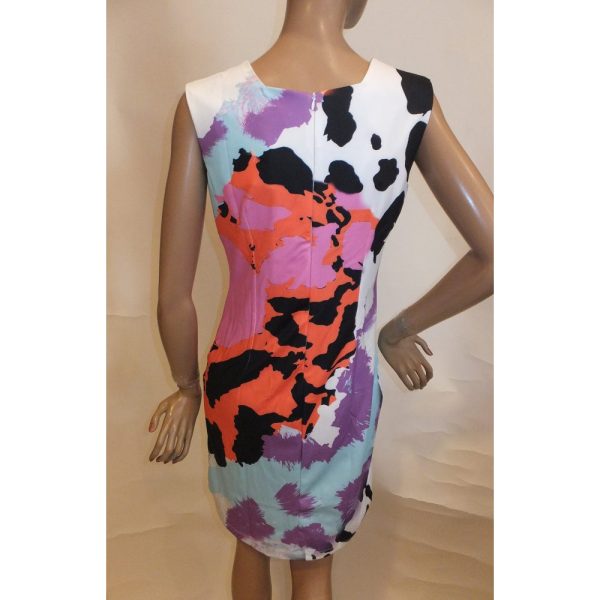 9279MK3 Missy Kleid Tiger pink-orange Gr 38 u 42