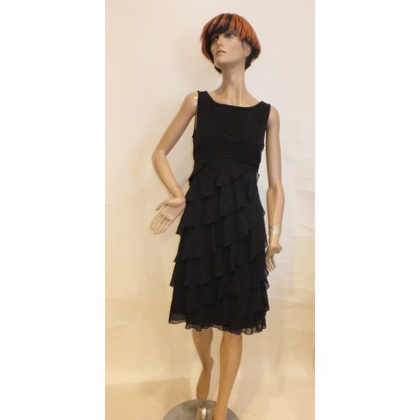 9319SK3 Swing Kleid schwarz Gr 34,38 u 46