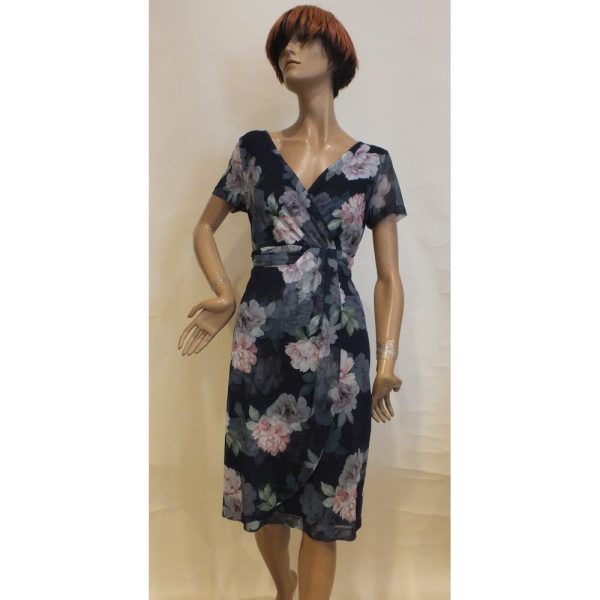 9317SK3 Swing Kleid Blumen Gr 38