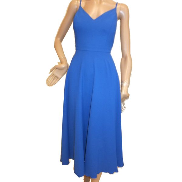 9392DK4 Kleid royalblau Gr 38