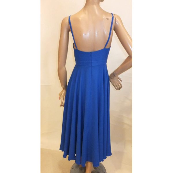 9392DK4 Kleid royalblau Gr 38