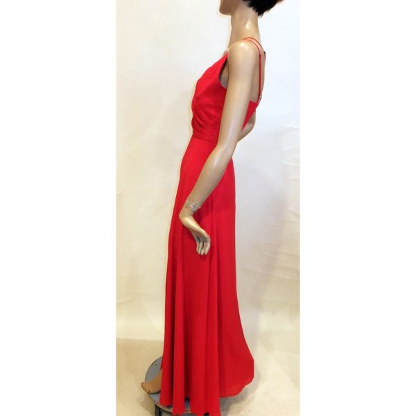 9389DK4 Abendkleid rot Gr 36