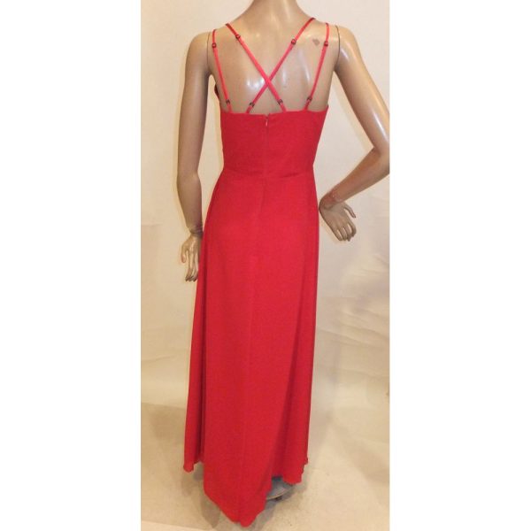 9389DK4 Abendkleid rot Gr 36