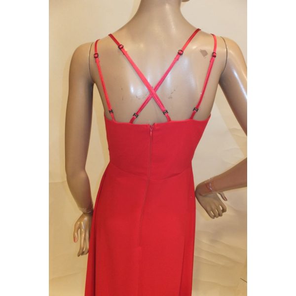 9389DK4 Abendkleid rot Gr 36