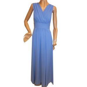 9382DK4 Abendkleid blau Gr 36