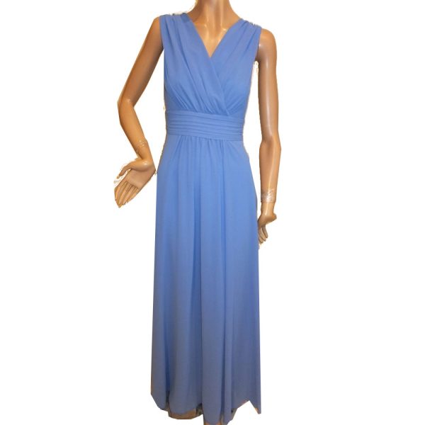 9382DK4 Abendkleid blau Gr 36