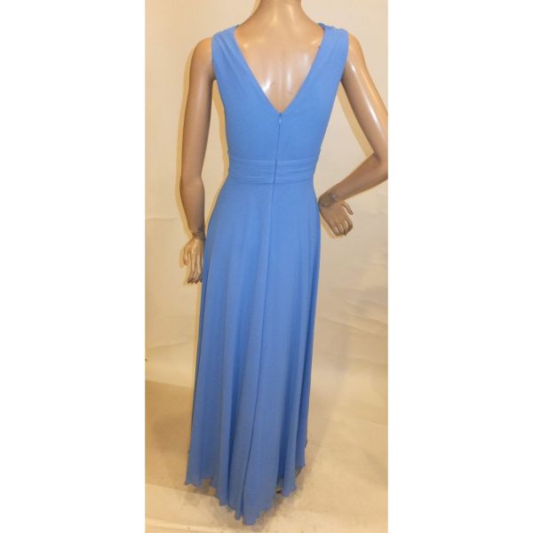 9382DK4 Abendkleid blau Gr 36