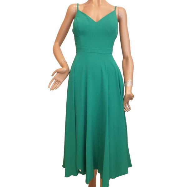 9461DK4 Kleid grasgrün Gr 36 u 38