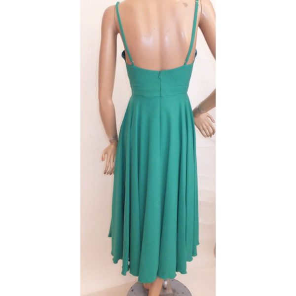 9461DK4 Kleid grasgrün Gr 36 u 38