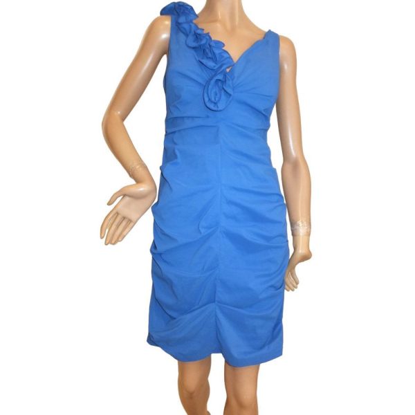 9466NK4 Nana Baila Kleid blau Gr 38