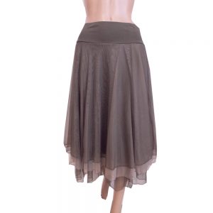 8510LR1 Petticoat-Rock Lalamour taupe Gr 38