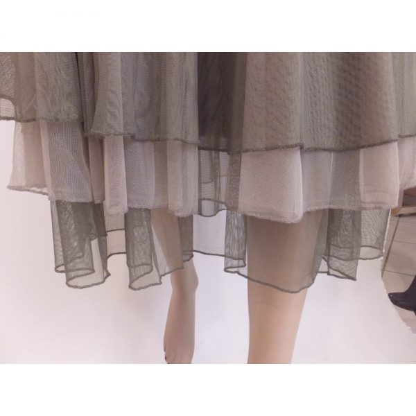 8510LR1 Petticoat-Rock Lalamour taupe Gr 38