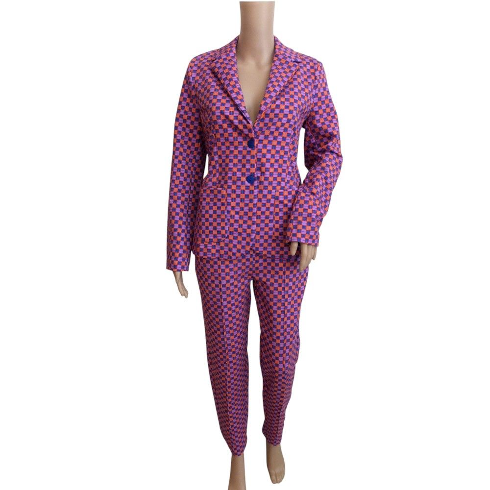 9856LA5 Lalamour Anzug violett-orange Gr 36, 38 u 42 9856LA5 Lalamour Anzug violett-orange Gr 36, 38 u 42