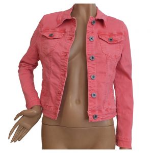 8544MJ1 Jeansjacke koralle Gr 42