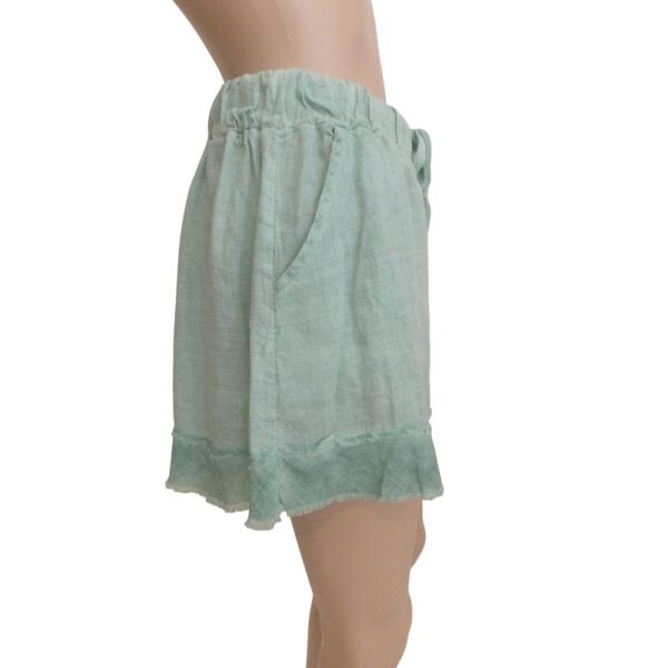 9878CH5 kurze Leinenhose one size Gr 36-44