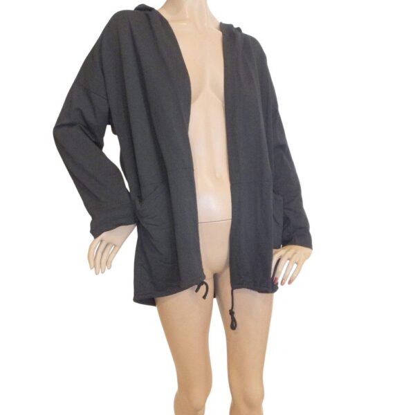 9880CW5 Sweatshirtweste mit Kaputze in versch. Farben