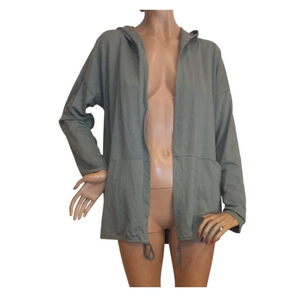 9880CW5 Sweatshirtweste mit Kaputze in versch. Farben