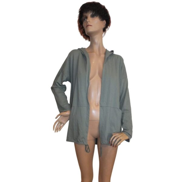 9880CW5 Sweatshirtweste mit Kaputze in versch. Farben