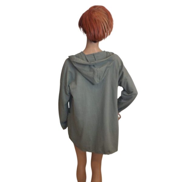 9880CW5 Sweatshirtweste mit Kaputze in versch. Farben