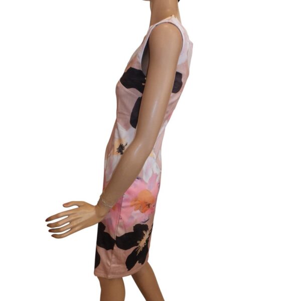 9882MK5 Missy Kleid rose-schwarz Gr 40 u 42