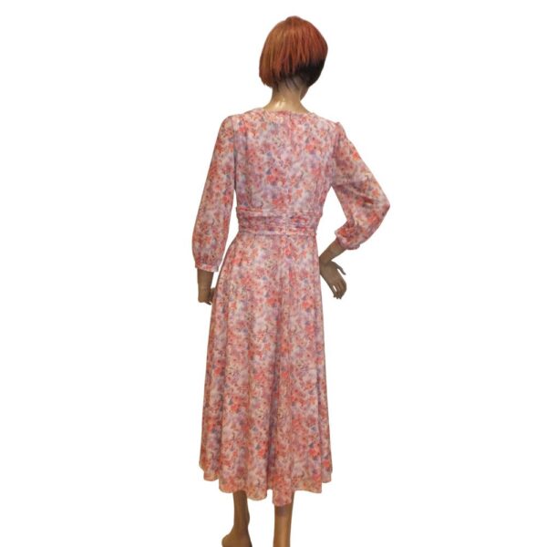 9885SK5 Swing Kleid orange-rose Gr 36, 38 u 40