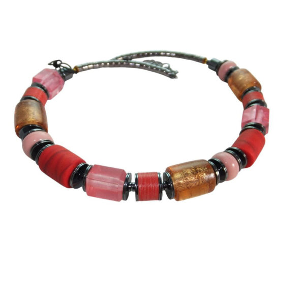 9890LH5 Langani Halskette rose-rot