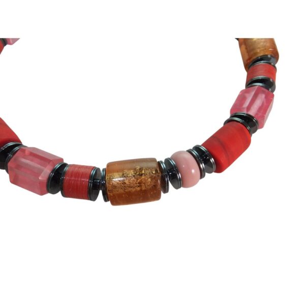 9890LH5 Langani Halskette rose-rot