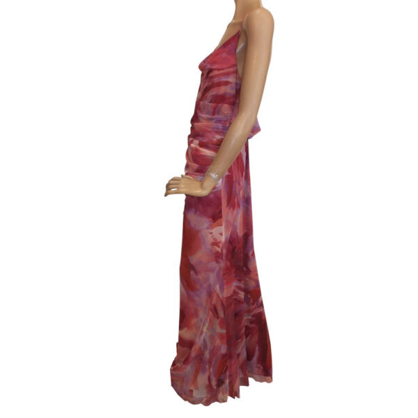 9892SK5 Swing Abendkleid Rottöne Gr 38-40