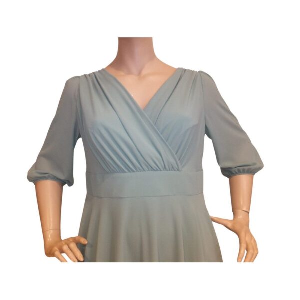 9895DK5 Langarm-Kleid Pistachio green Gr 48