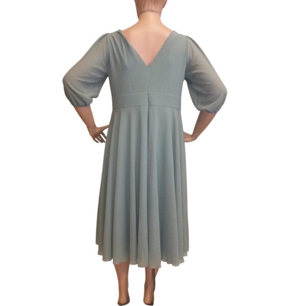 9895DK5 Langarm-Kleid Pistachio green Gr 48