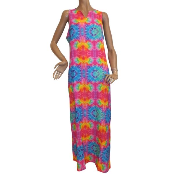 9900MK5 Strandkleid Baumwolle Regenbogen Gr 36, 40 u 42