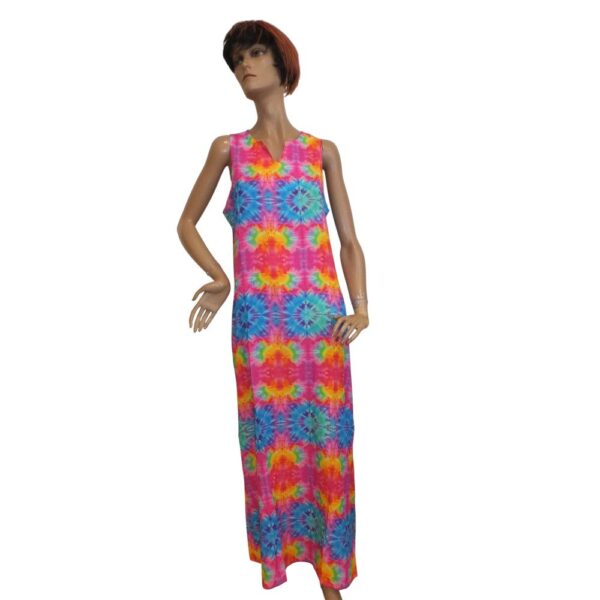 9900MK5 Strandkleid Baumwolle Regenbogen Gr 36, 40 u 42