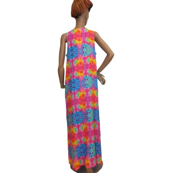 9900MK5 Strandkleid Baumwolle Regenbogen Gr 36, 40 u 42