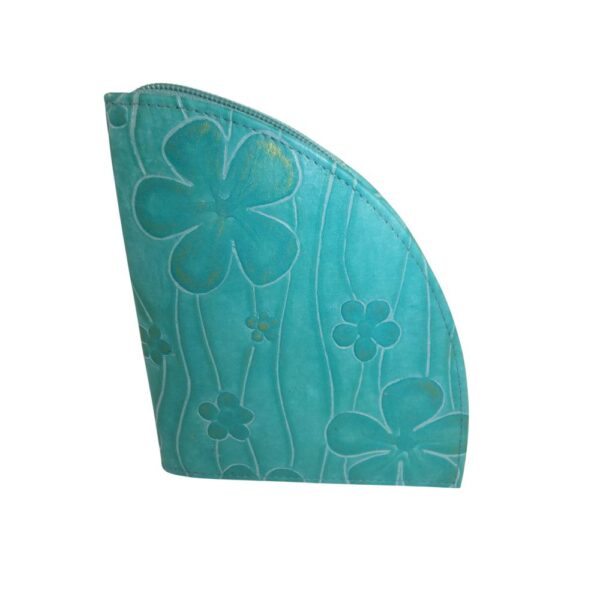 9913DG5B déqua G2 Unikat Geldbörse Blume türkis