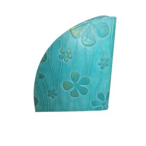 9913DG5B déqua G2 Unikat Geldbörse Blume türkis