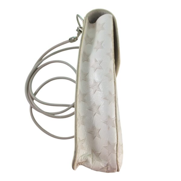 9919DT5 déqua Unikat Crossovertasche Sterne weiß