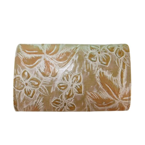 9922DG4B déqua G8 Geldbörse Unikat Palme beige