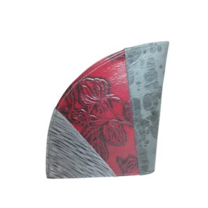 9923DG4A déqua G2/2 Unikat Geldbörse Rose grau rot