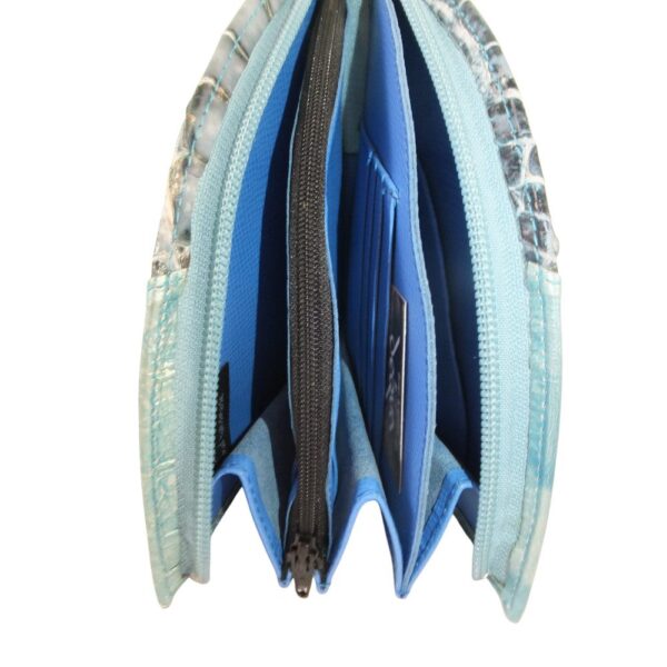 9935DG5B déqua G2/2 Unikat Geldbörse hellblau metallic