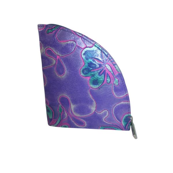 9937DG5A déqua G2 Unikat Geldbörse Blume violett-metallic