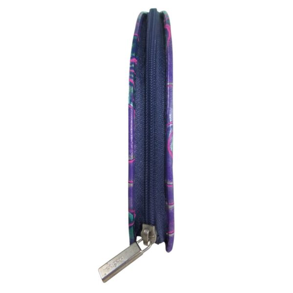 9937DG5A déqua G2 Unikat Geldbörse Blume violett-metallic