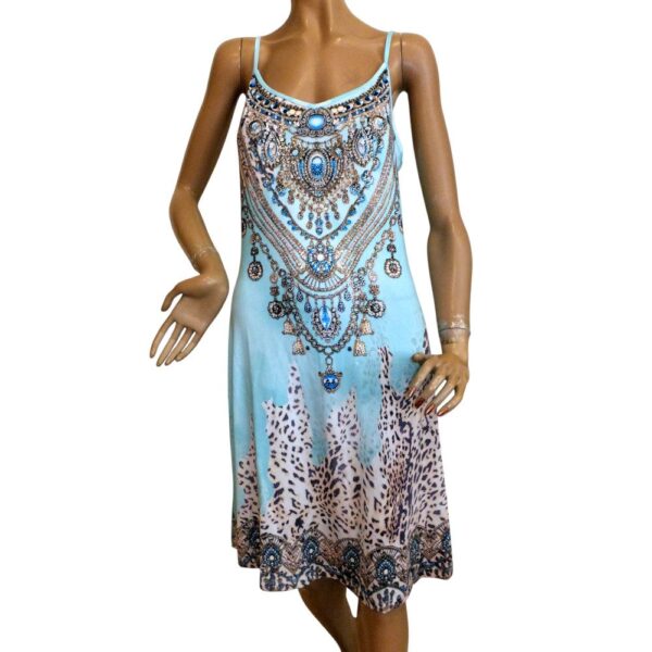 9942MK5 Missy Kleid 2teilig türkis Gr 36, 38, 40 u 42